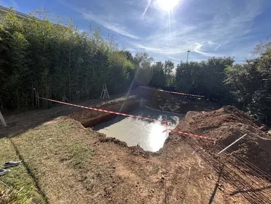 piscine creusé